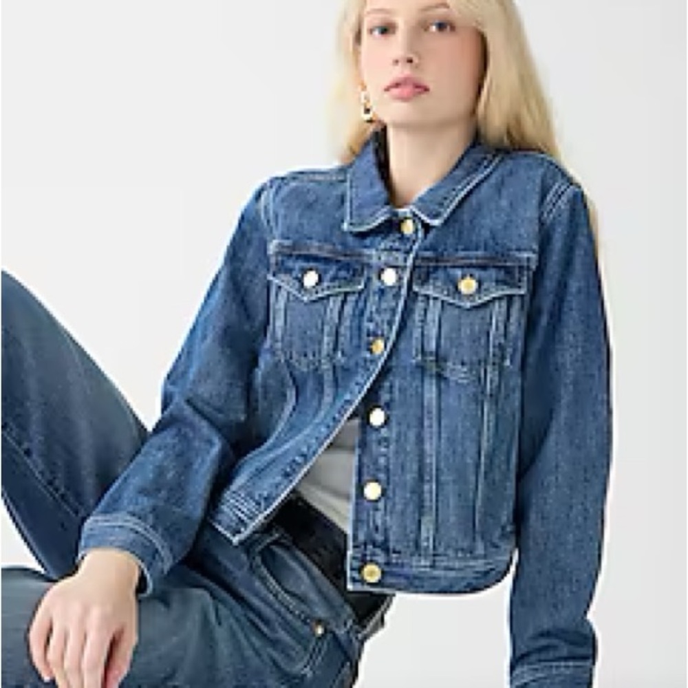 J Crew Stylish Blue Denim Jacket